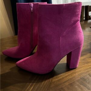 Dazzle Vibrant Pink Heeled Boots- 50% off Black Friday Weekend Reg. $20